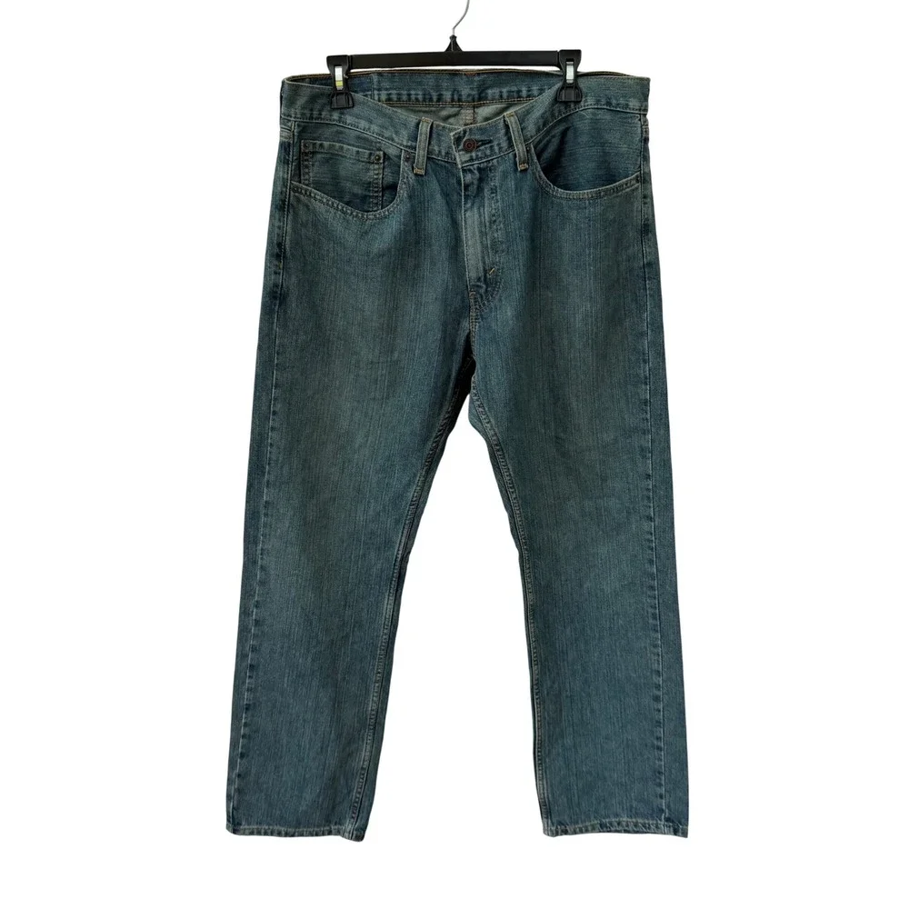 Levi's 559 Relaxed Straight 34x30 Blue Medium Wash Denim Jeans Classic